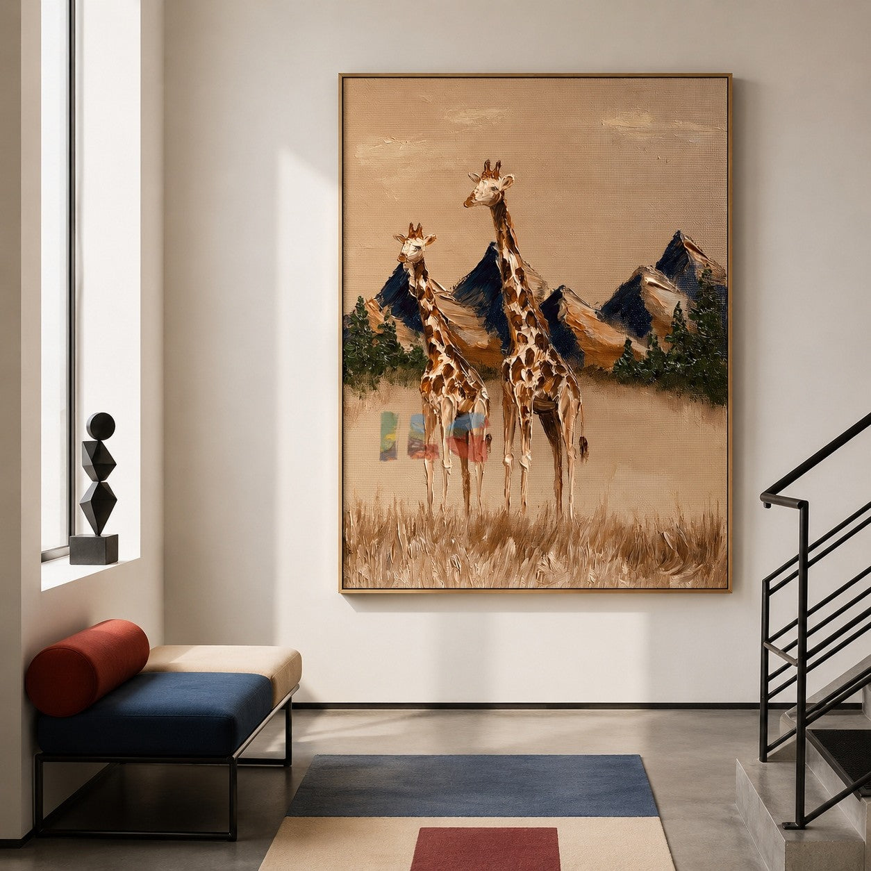 Mountain Giraffe Pair – Animal Wall Art