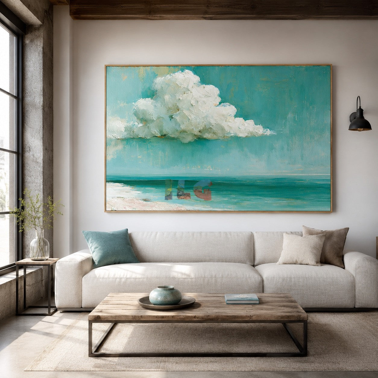 Cloud Drift Seascape – Coastal Landscape Wall Art