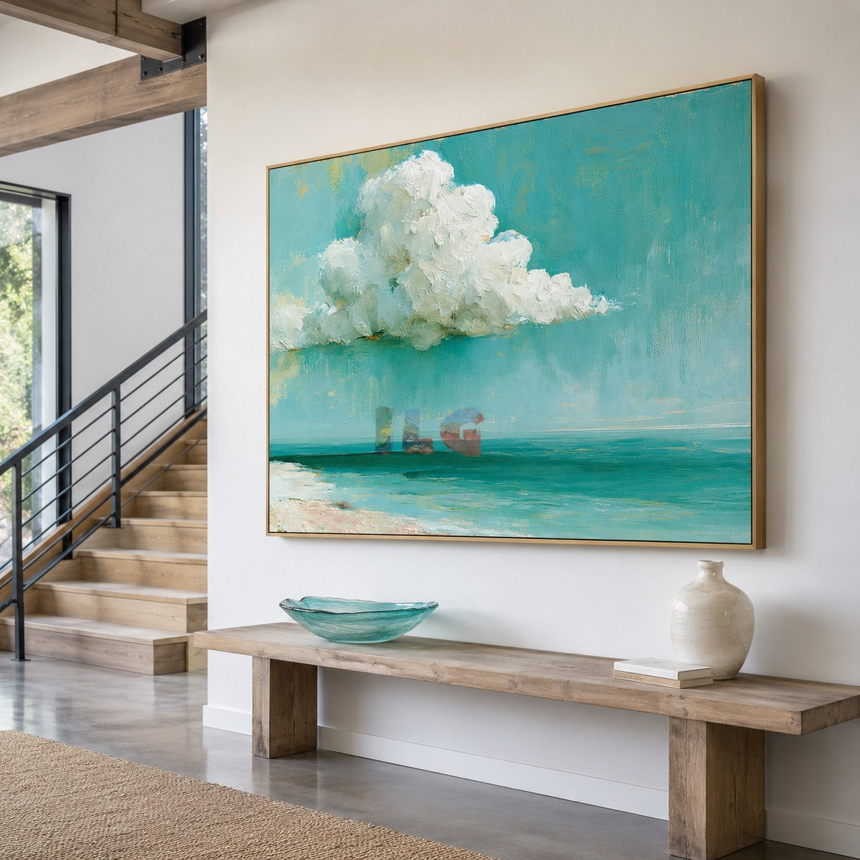 Cloud Drift Seascape – Coastal Landscape Wall Art