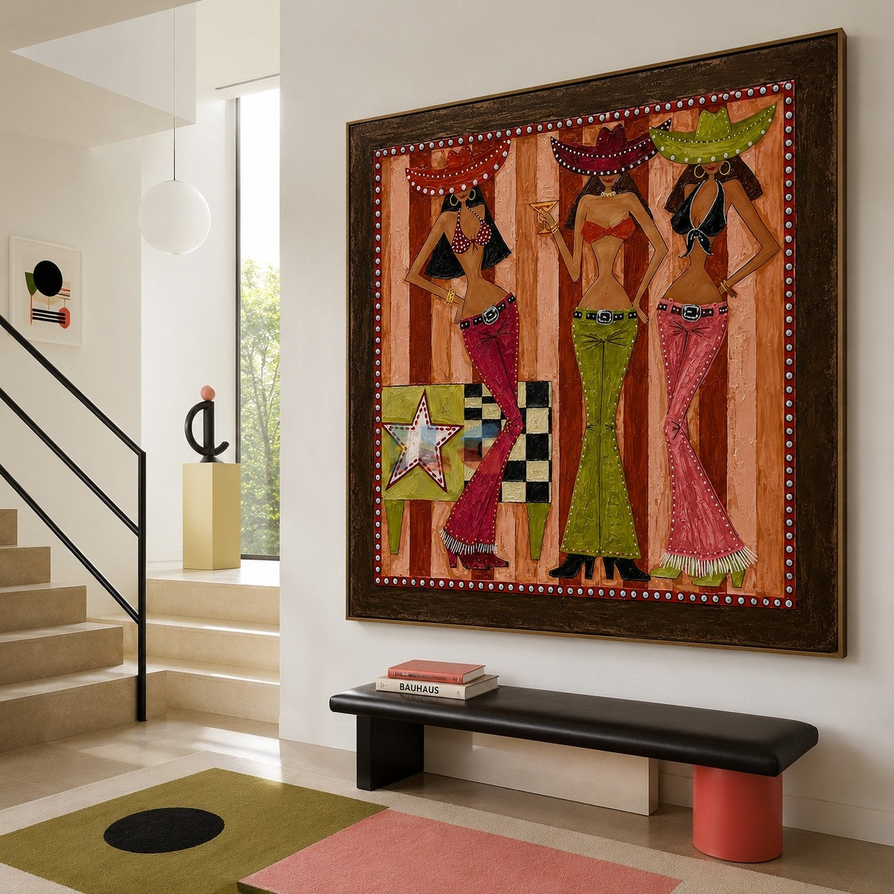 Fiesta Hat Trio – Western Figure Wall Art