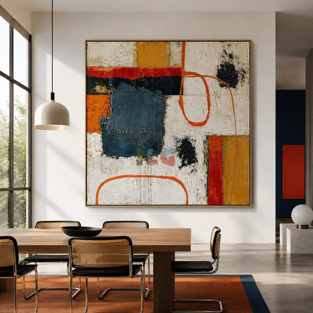 Urban Loop Geometry – Abstract Modern Wall Art