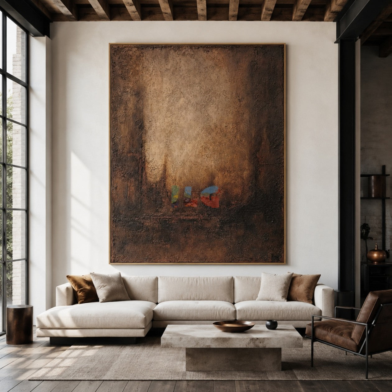 Ancient Earth Passage – Abstract Organic Textured Wall Art