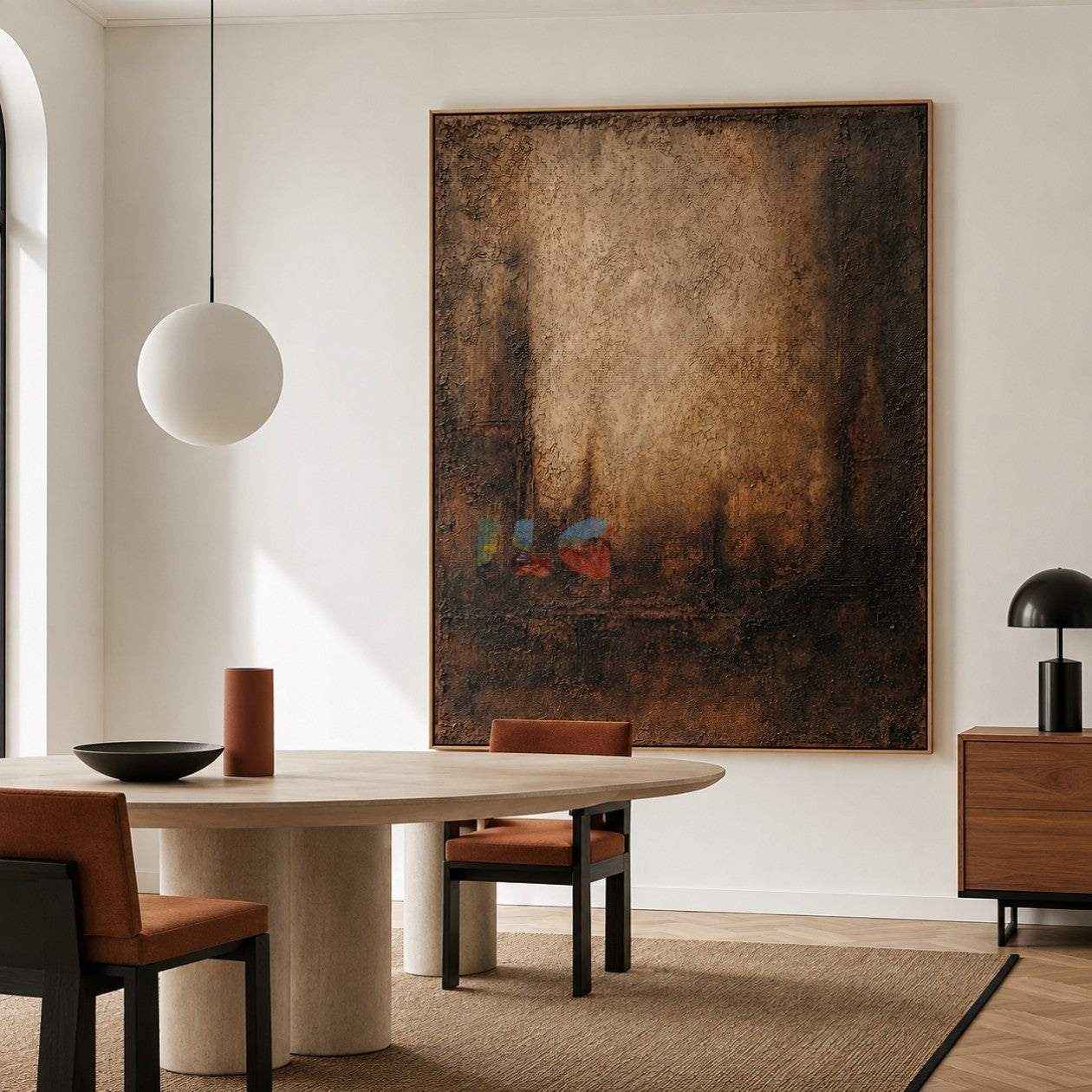 Ancient Earth Passage – Abstract Organic Textured Wall Art