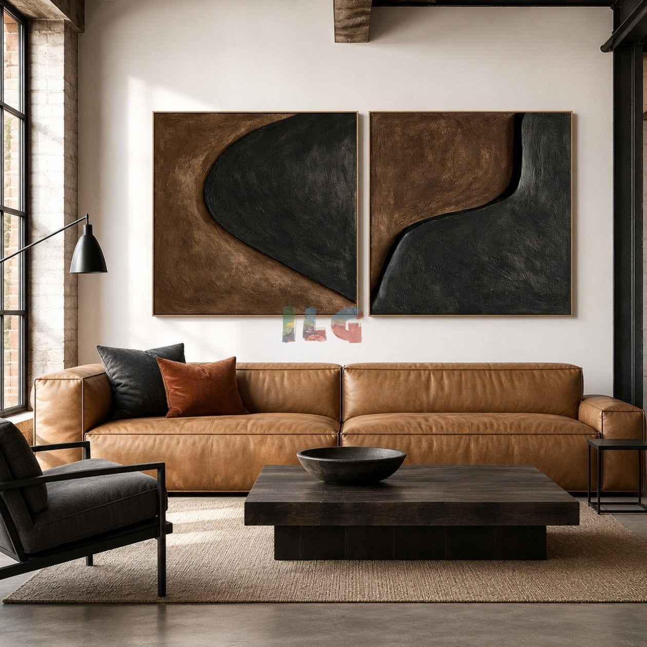 Terra Shadow Forms – Abstract Organic Textured Wall Art