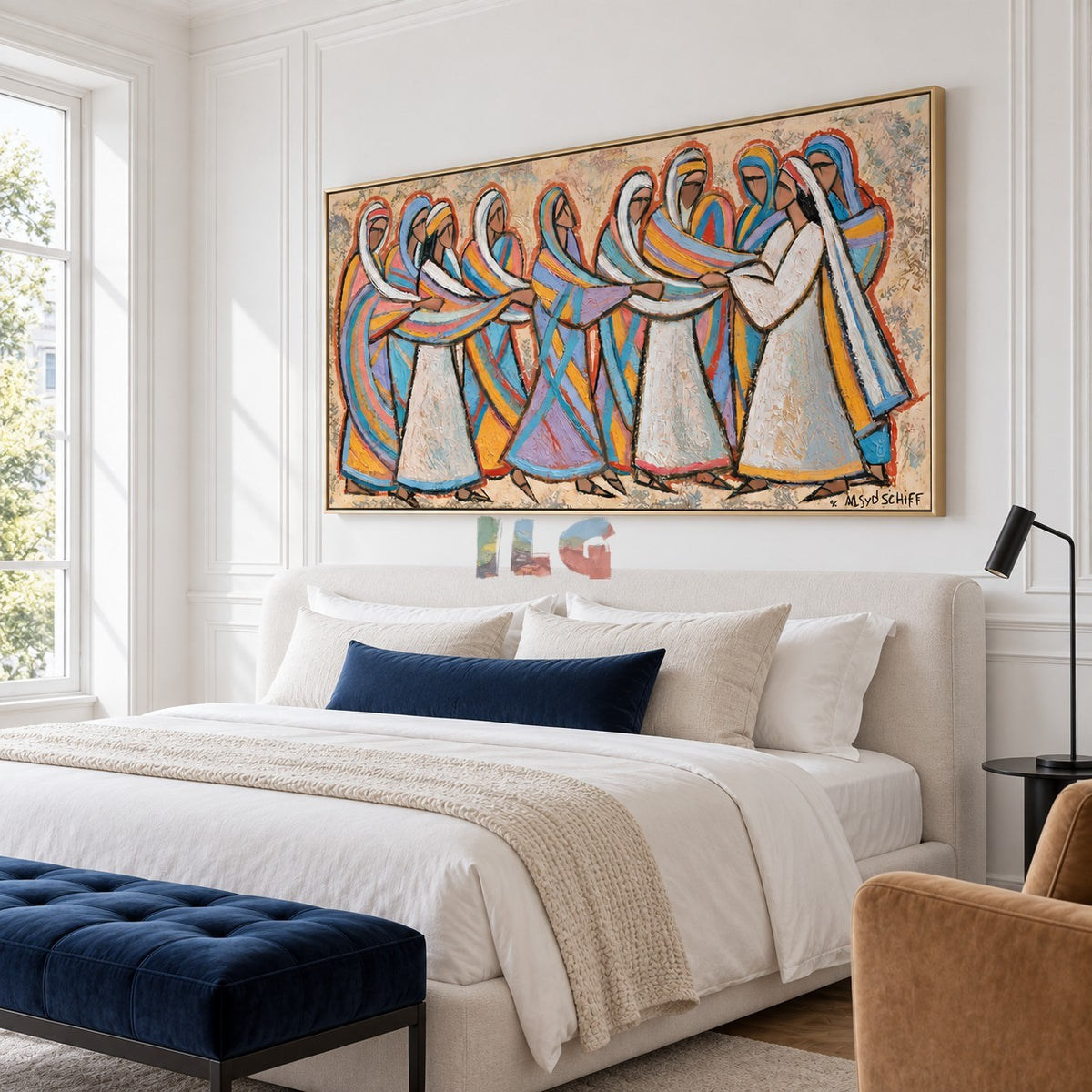 Dance of Colors – Contemporary Figurative Abstract Wall Art