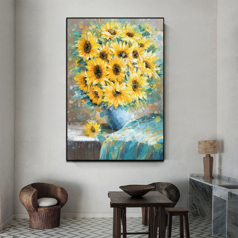 Tournesols dans un vase