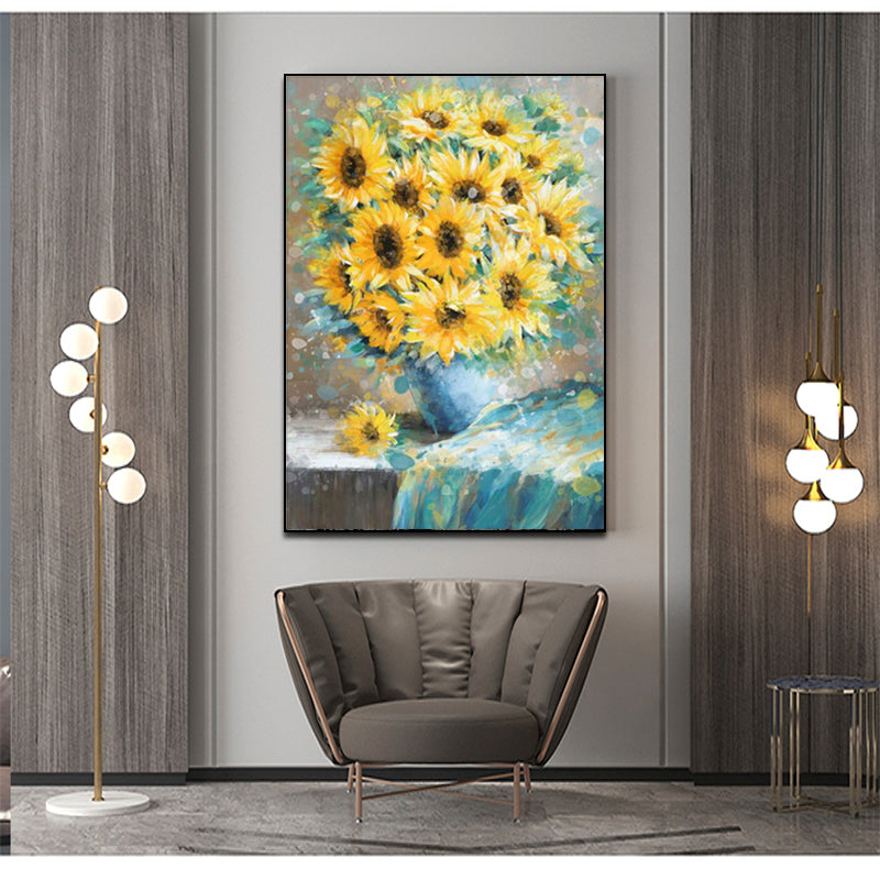 Tournesols dans un vase